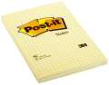 Bločky Post-it Super Sticky - 102 x 152 mm, světle žluté, čtverečkované