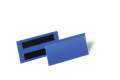 Logistické magnetické kapsy na etikety - 100 x 38 mm, tmavě modré, 50 ks