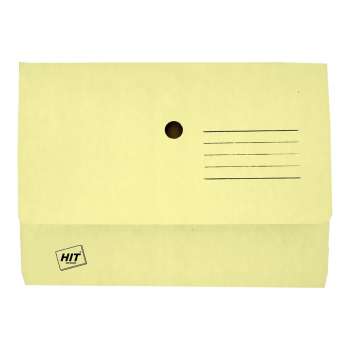 Papírová odkládací kapsa na dokumenty A4 - žlutá, 1 ks
