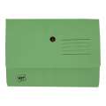 Papírová odkládací kapsa na dokumenty A4 - zelená, 1 ks