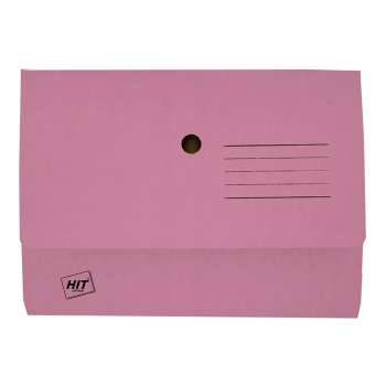 Papírová odkládací kapsa na dokumenty A4 - růžová, 1 ks