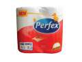 Toaletní papír Perfex - 3vrstvý, bílý,  4 role