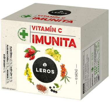Bylinný čaj Leros - Vitamín C Imunita, 10x 2 g