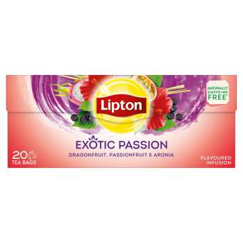Ovocný čaj Lipton-  Exotic Passion, 20x 2,5 g