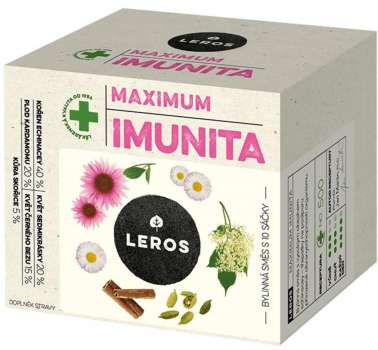 Bylinný čaj Leros - Maximum Imunita, 10x 1,2 g