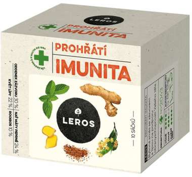 Bylinný čaj Leros - Prohřátí Imunita, 10x 2 g