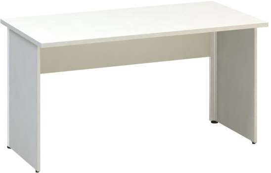 Psací stůl Alfa 100 - 140 x 70 cm, bílý