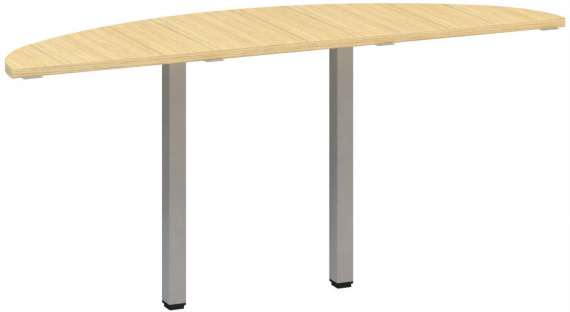 Přídavný stůl Alfa 200 - 160 cm, dub Vicenza/stříbrný