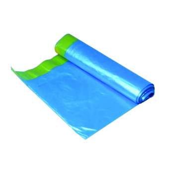 Pytle na odpad – zatahovací, 30 l, 12 mic, 15 ks, modré