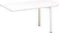 Přídavný stůl Alfa 200 - 150 x 80 cm, bílý/bílý