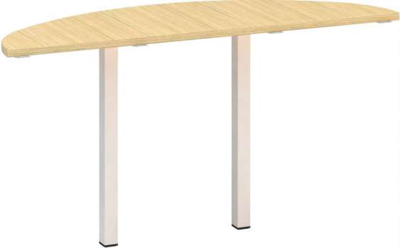 Přídavný stůl Alfa 200 - 140 cm, dub Vicenza/bílý