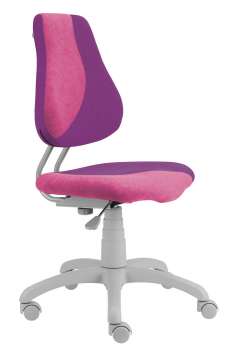 Dětská rostoucí židle Fuxo S-line - růžová/fialová