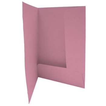 Papírové desky HIT Office - dvě chlopně, A4, růžové, 1 ks