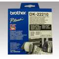 Samolepicí role pro tiskárny Brother QL -  DK-22210, 29 mm x 30,48 m, černý tisk, bílá