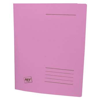 Papírové rychlovazače HIT Office - A4, růžové, 100 ks