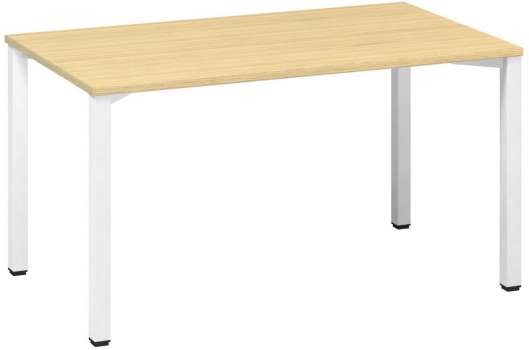 Psací stůl Alfa 200 - 140 x 80 cm, dub Vicenza/bílý