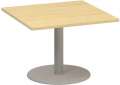 Jednací stůl Alfa 400 - 80 cm, nízký, dub Vicenza/stříbrný
