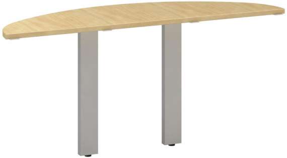 Přídavný stůl Alfa 305 - 160 cm, divoká hruška/stříbrný