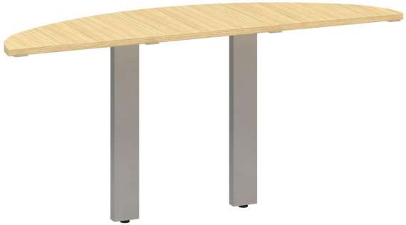 Přídavný stůl Alfa 305 - 160 cm, dub Vicenza/stříbrný