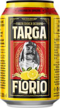 Limonáda Targa Florio - citron, plech, 6x 0,33 l