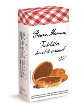 Tartaletky Bonne Maman - čokoláda a karamel, 135 g