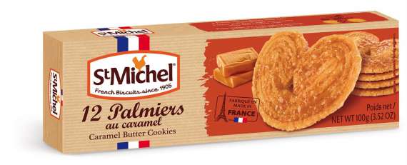 Karamelové sušenky Palmiers St. Michel, 100 g