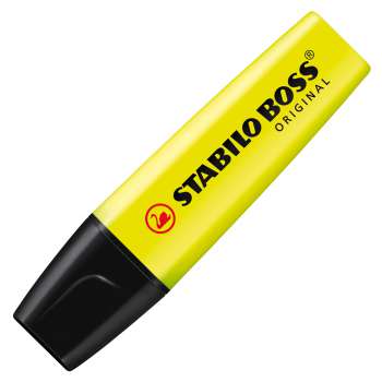 Zvýrazňovač Stabilo Boss, žlutý