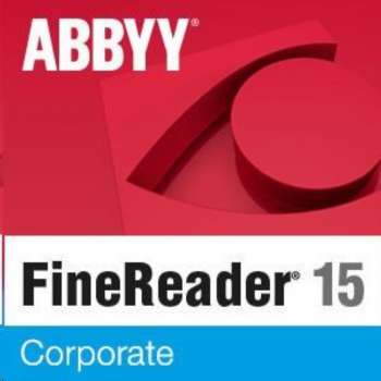 ABBYY FineReader 15 Corporate, Single User License (ESD), UPG, Perpetual