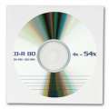 Papírové obálky na CD/DVD - s okénkem, bílá, 100 kusů