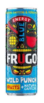 Energetický nápoj FRUGO - Wild Punch Blue, bal. 24x 330 ml