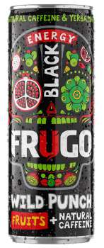 Energetický nápoj FRUGO - Wild Punch Black, bal. 24x 330 ml