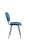 Konferenční židle ISO N - modrá, kostra černá