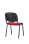 Konferenční židle ISO N - červená, kostra černá