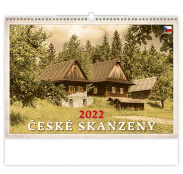 Nástěnný kalendář 2022 České skanzeny