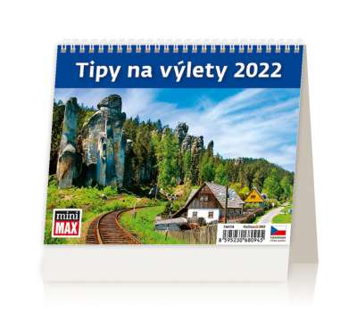 Stolní kalendář 2022 Mini Tipy na výlety