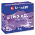 DVD+R DL Verbatim - standard box, 5 ks