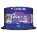 DVD+R Verbatim Printable - potisknutelné, cake box, 50 ks