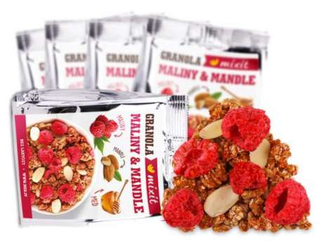 DÁREK: Granola z pece - Maliny a mandle do kapsy