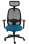 Kancelářská židle Mandy - synchro, světle modrá