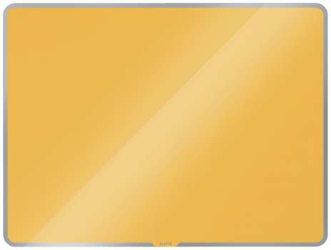 Magnetická tabule na zeď Leitz Cosy - 80 x 60cm, teplá žlutá