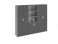 Šatní skříň Lenza ProX, výsuvný věšák - černý Grafit/šedá