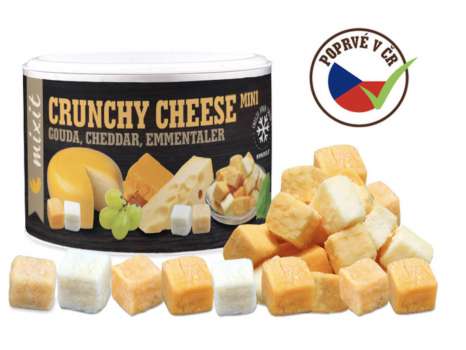 Mix křupavých sýrů - Gouda, Čedar, Ementál, 135 g