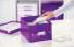 Krabice Click & Store Leitz WOW - A5, purpurová