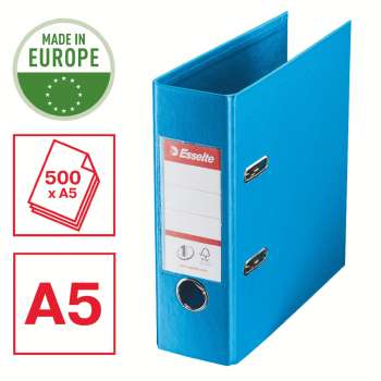 Pákový pořadač Esselte No.1 VIVIDA - A5, 7,5 cm, modrý