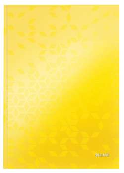 Zápisník Leitz WOW - A4, linka, žlutá