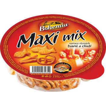 Slané pečivo Bohemia Maxi Mix - 4 druhy, 100 g