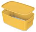 Úložná krabice s víkem Leitz Cosy MyBox, vel. S, teplá žlutá