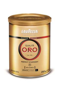 Mletá káva Lavazza - Qualitá Oro, plechovka, 250 g