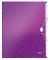 Třídicí kniha Leitz WOW - A4, 12 přihrádek, purpurová