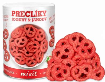 Mixit preclíky - Jogurtová čokoláda s jahodami